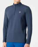 DESCENTE SHOULDER QUILT T-NECK MEN