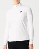 DESCENTE SHOULDER QUILT T-NECK WOMEN